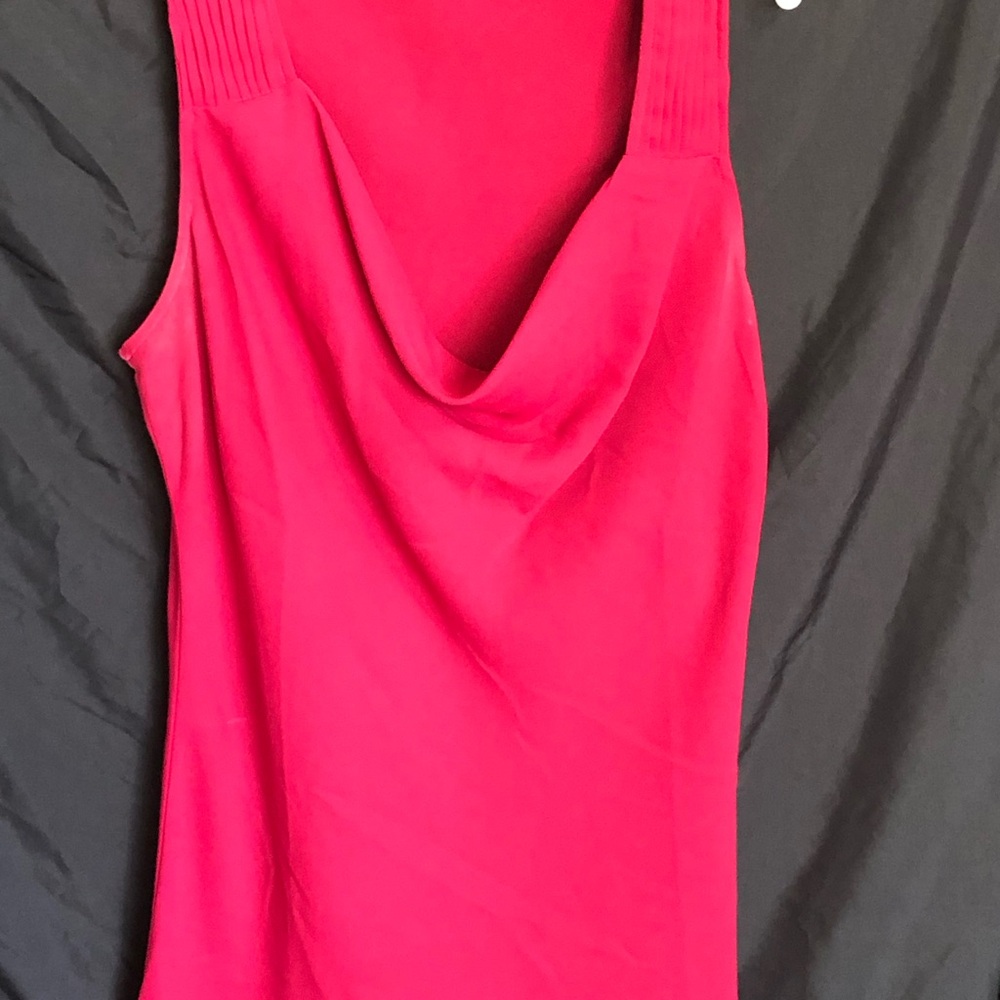 Elegant hot pink Sleeveless Top